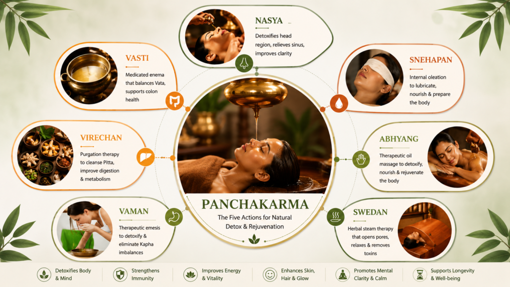 5 Panchakarma Therapies
